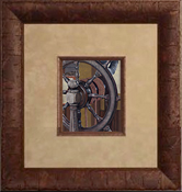 Framed "Seasoned Traveler" print