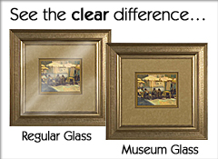 Example of Museum glass